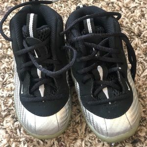 Gently worn infant sneakers.